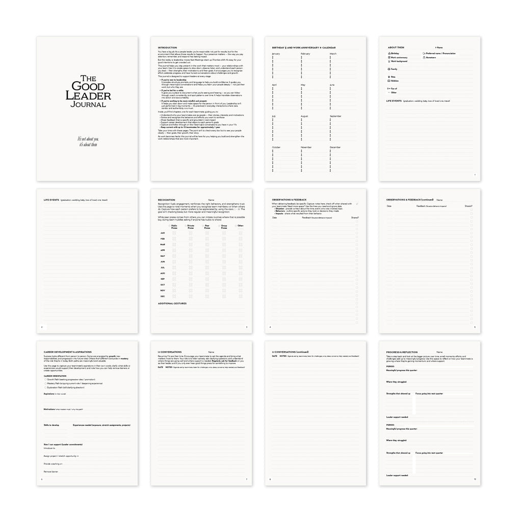The Good Leader Journal